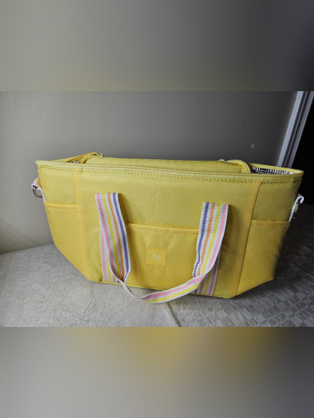 Nespresso Insulated Yuzu Cooler Bag Yellow 2026 Limited Edition brand New
